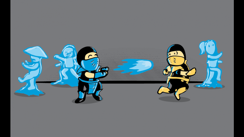 Cartoon Freeze Tag