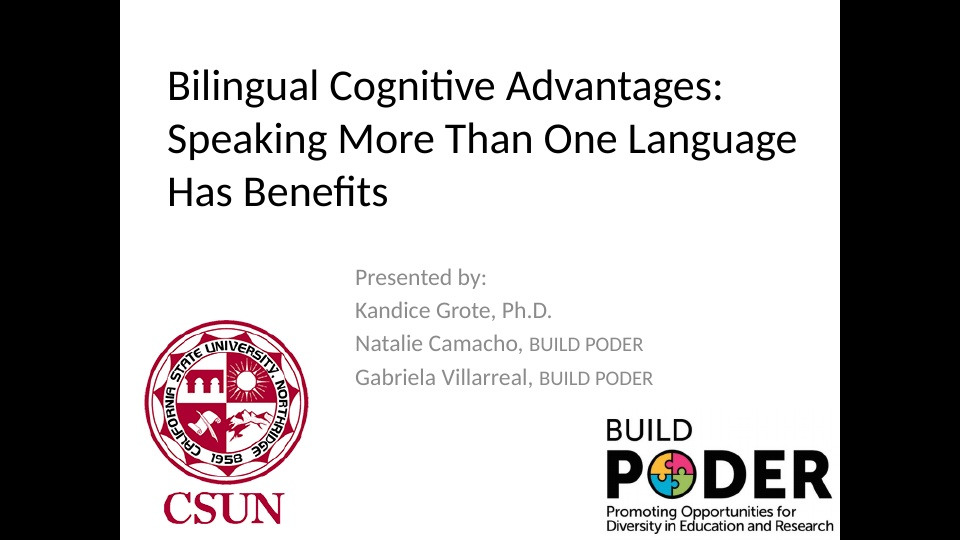 5 Cognitive Advantages Of People With >> Bilingual Cognitive Advantages Cabe Presentation Portfolium 5 Cognitive Advantages Of People With >> Bilingual Cognitive Advantages Cabe Presentation Portfolium