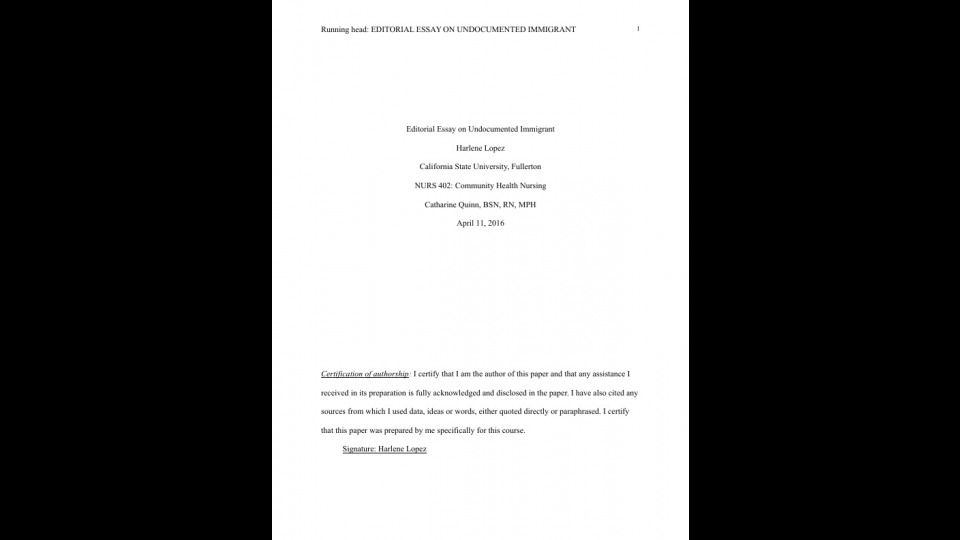 Editorial Essay Article Immigration Portfolium Cheap Letter Writing Service also Essay Style Paper In An Essay What Is A Thesis Statement