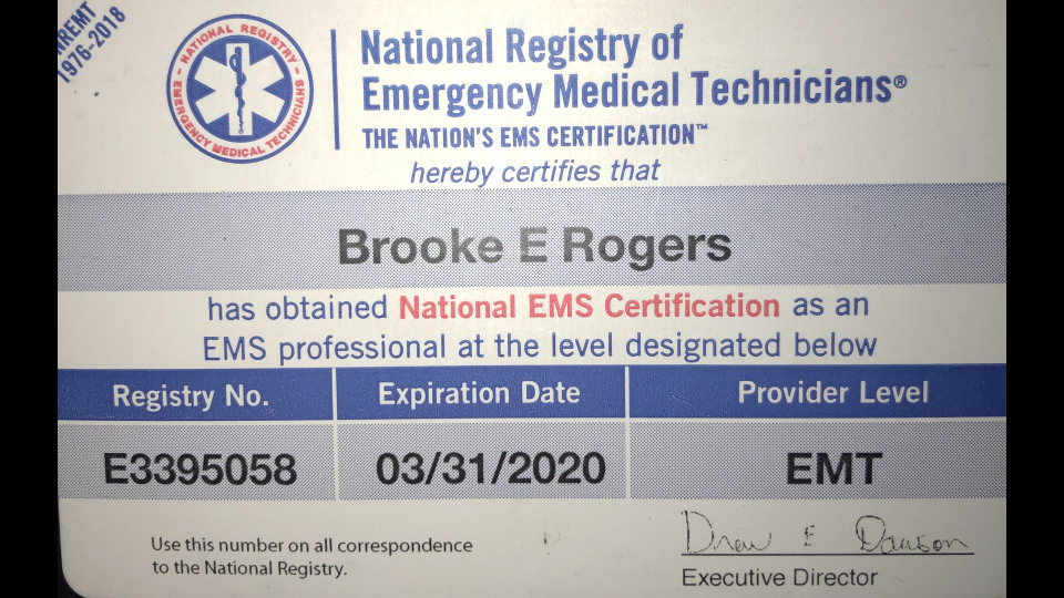 Emt Certification Requirements TUTORE ORG Master of Documents