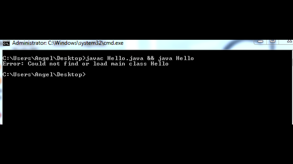 Error Could Not Find Or Load Main Class Java Command Line V Rias Classes