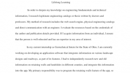 Science Vs Religion Essay Lifelong Learning Essay The Yellow Wallpaper Essay Topics also Essay On Newspaper In Hindi Angeline Fernandes Portfolium Sample Narrative Essay High School