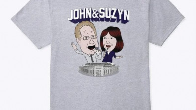 John And Suzyn New York Yankees Night Presented T-Shirt