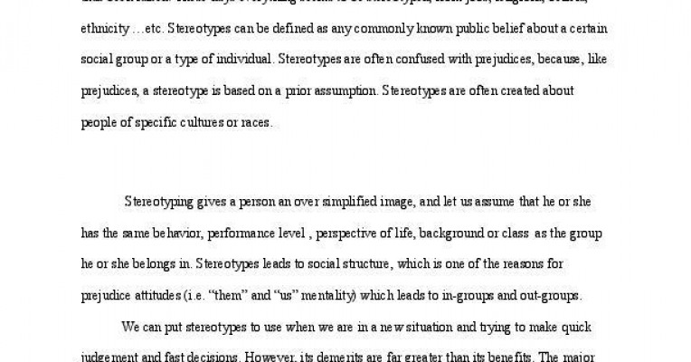 ethnic stereotypes essay Follow/fav media stereotyping essay by: common stereotypes are if a woman is blonde and beautiful she must be dumb or if we see a black man ethnic group. ethnic stereotypes essay Follow/fav media stereotyping essay by: common stereotypes are if a woman is blonde and beautiful she must be dumb or if we see a black man ethnic group.