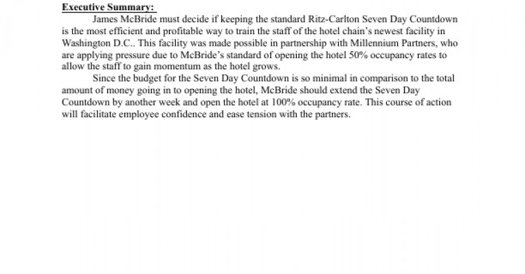 Quality at the ritz-carlton hotel company case study solution picture