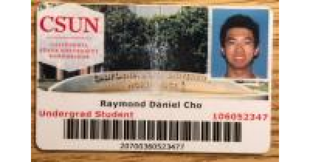 Csun Student Id Card