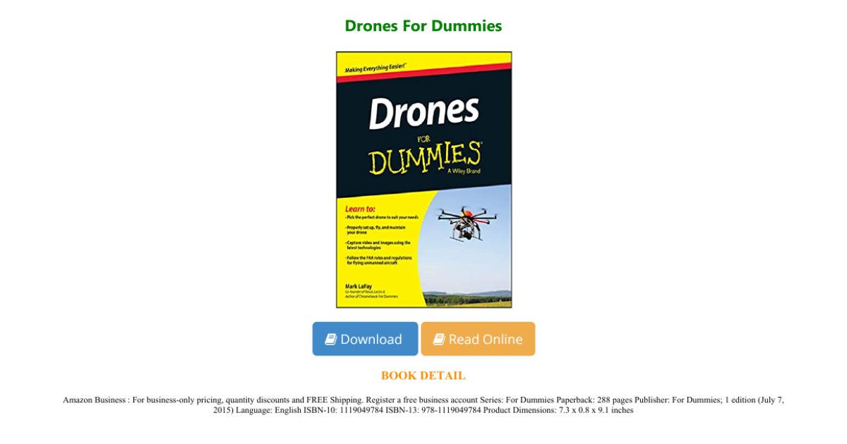 drones for dummies