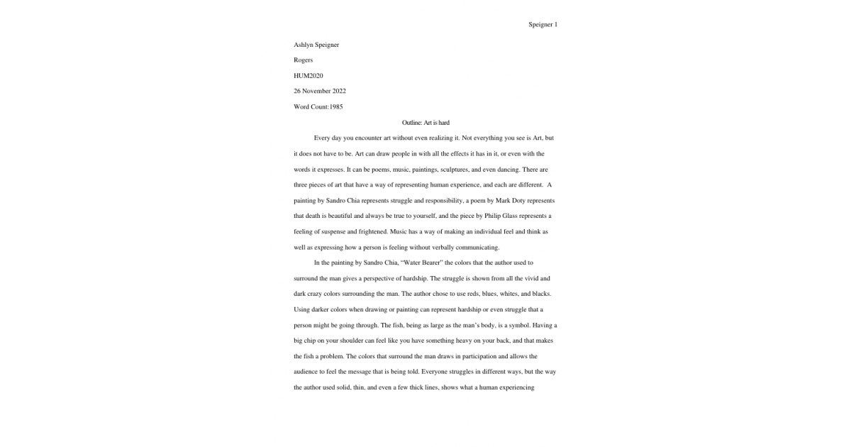 cultural ideas essay sae