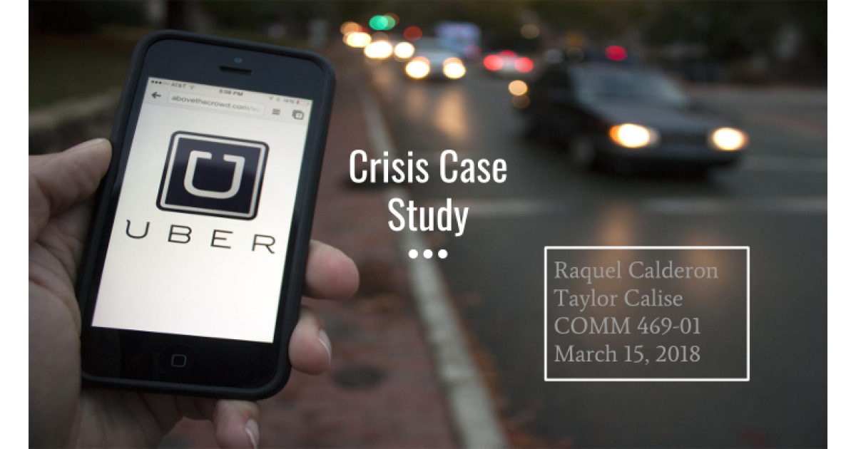 uber crisis management case study