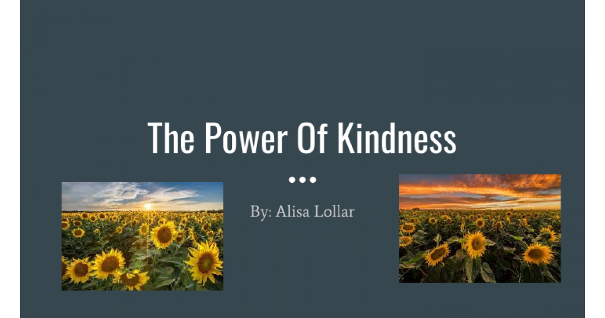 the power of kindness summary